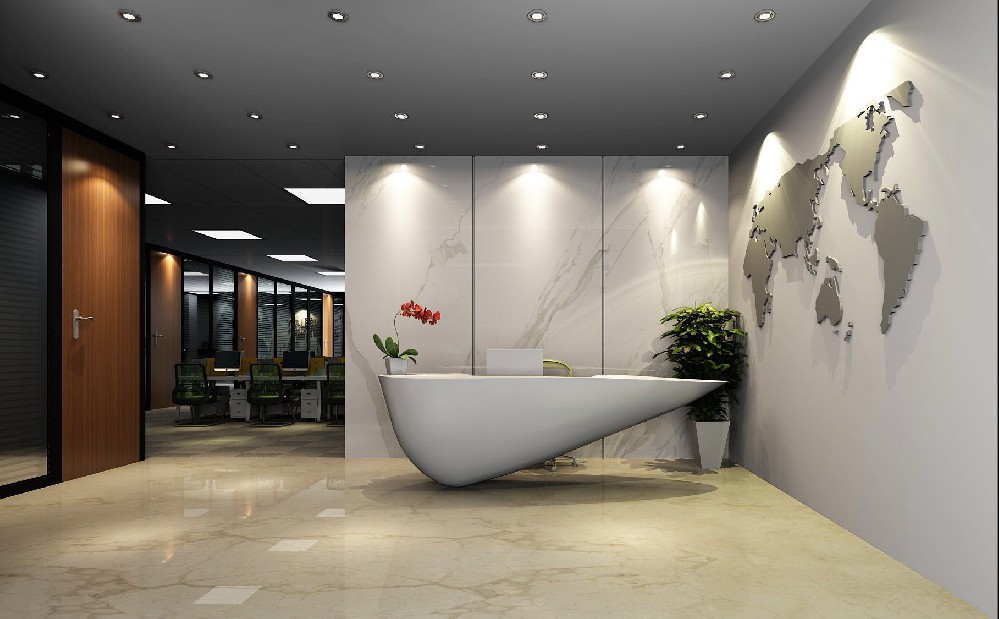 无锡惠山区办公室装修前台如何设计